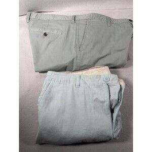 2 George Men's Performance Shorts 9" Green Sz 38 Golf Tennis EUC